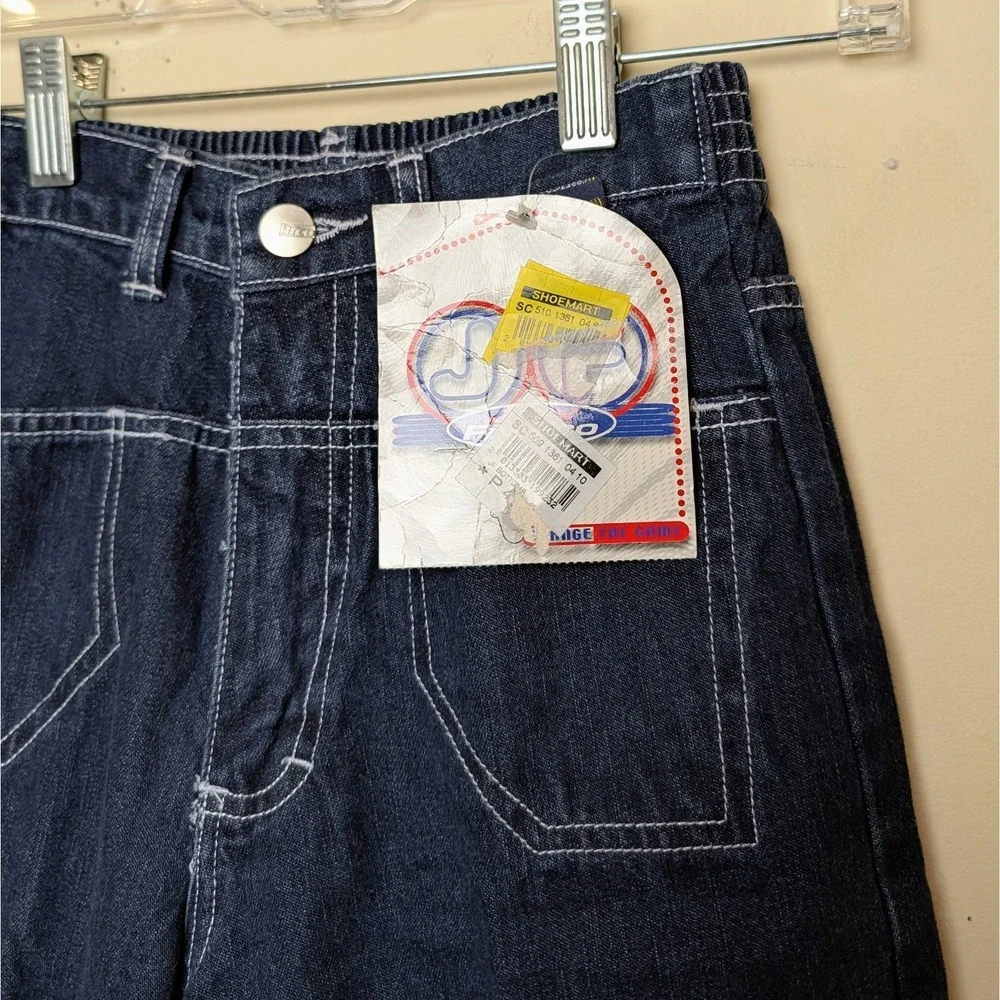 Vintage Joey Fresco 90s Wide‎ Leg Skateboarding Cargo Denim Jeans Youth Size 8